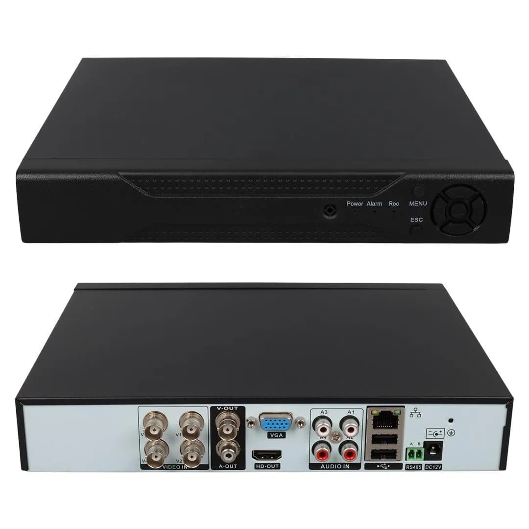 PowerMaster PM-12180 4 Kanal 5MP Destekli 1080N H265 Xmeye Video Çıkışlı DVR/XVR Kayıt Cihazı - Seyyar Elektronik