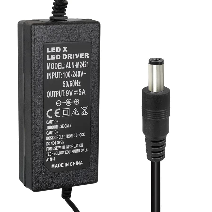 Powermaster PM-13033 9 Volt - 5 Amper 5.5*2.5 Mm Uçlu Yazar Kasa / Pos Makinesi Masaüstü Adaptör - Seyyar Elektronik