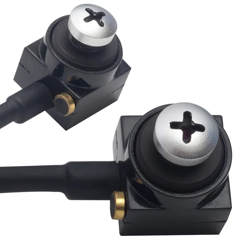 PowerMaster PM-19312 3.6 MM 800 Tvl 1/4 Sensör Mikrofonlu Vida Tip Mini Kamera - Seyyar Elektronik