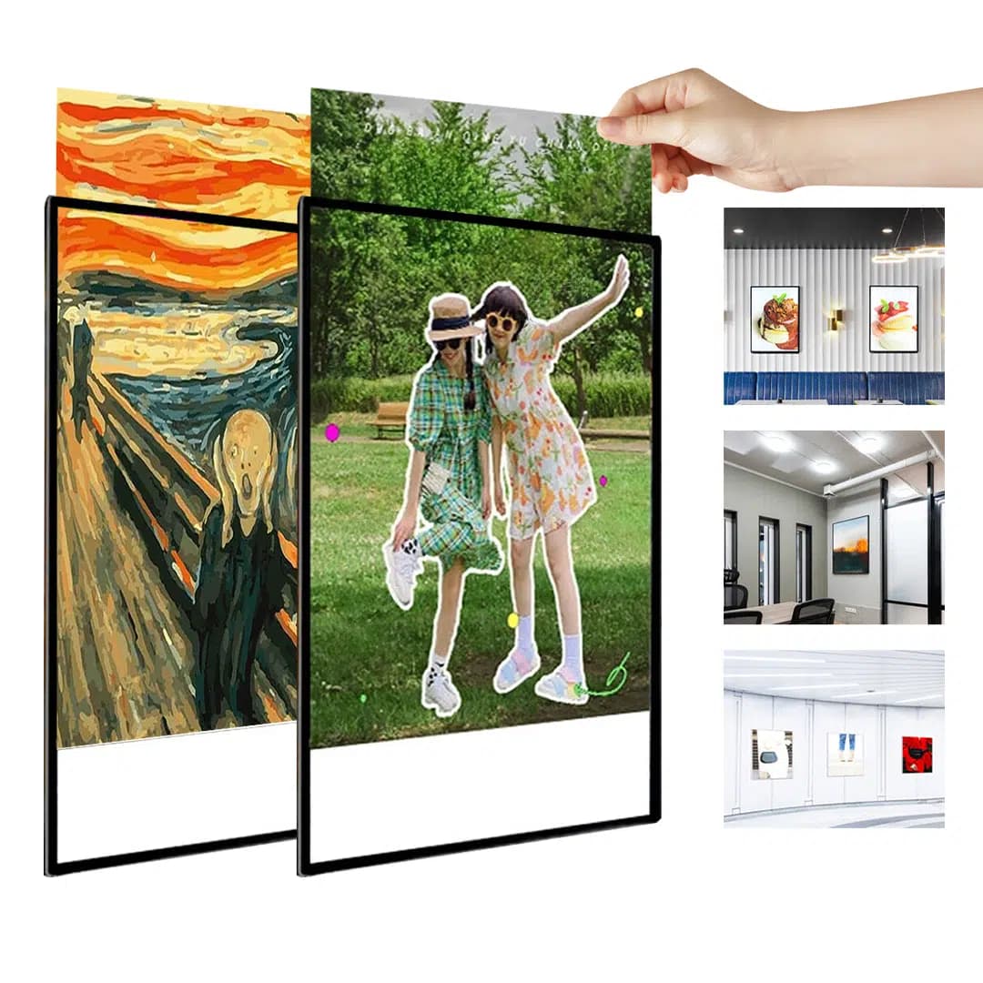 PowerMaster PM-21757 Ledli A1 Değiştirilebilir Reklam Poster Çerçevesi (Tabela) - Seyyar Elektronik