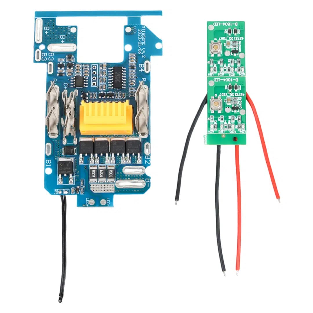 PowerMaster PM-22491 Makita Matkap Bataryası İçin 18V Işık Göstergeli Bms Şarj Deşarj Koruma Devresi - Seyyar Elektronik