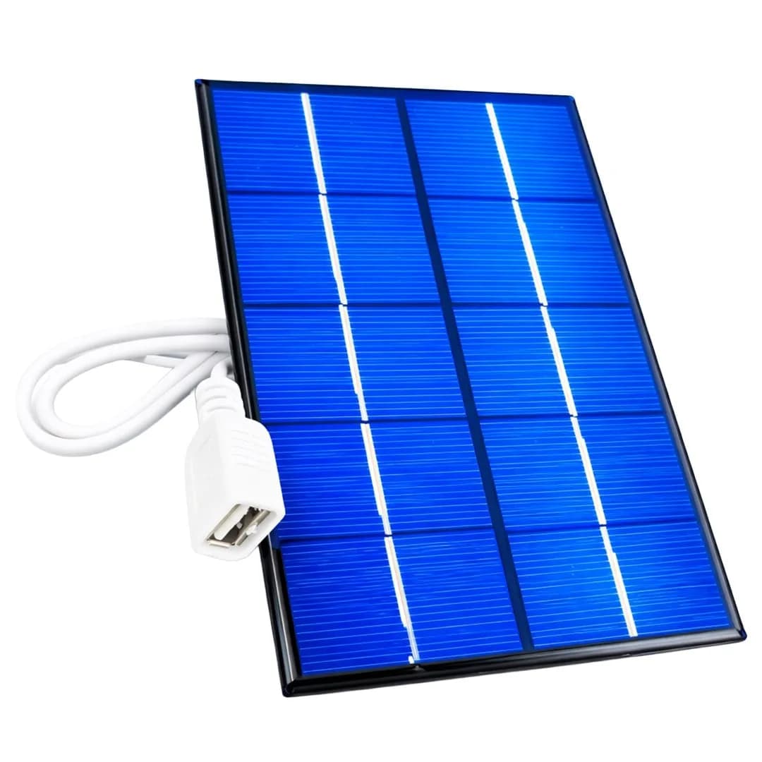 Powermaster PM-24920 5V 2W USB Şarj Çıkışlı Taşınabilir Outdoor Mini Solar Güneş Paneli 88x142mm - Seyyar Elektronik