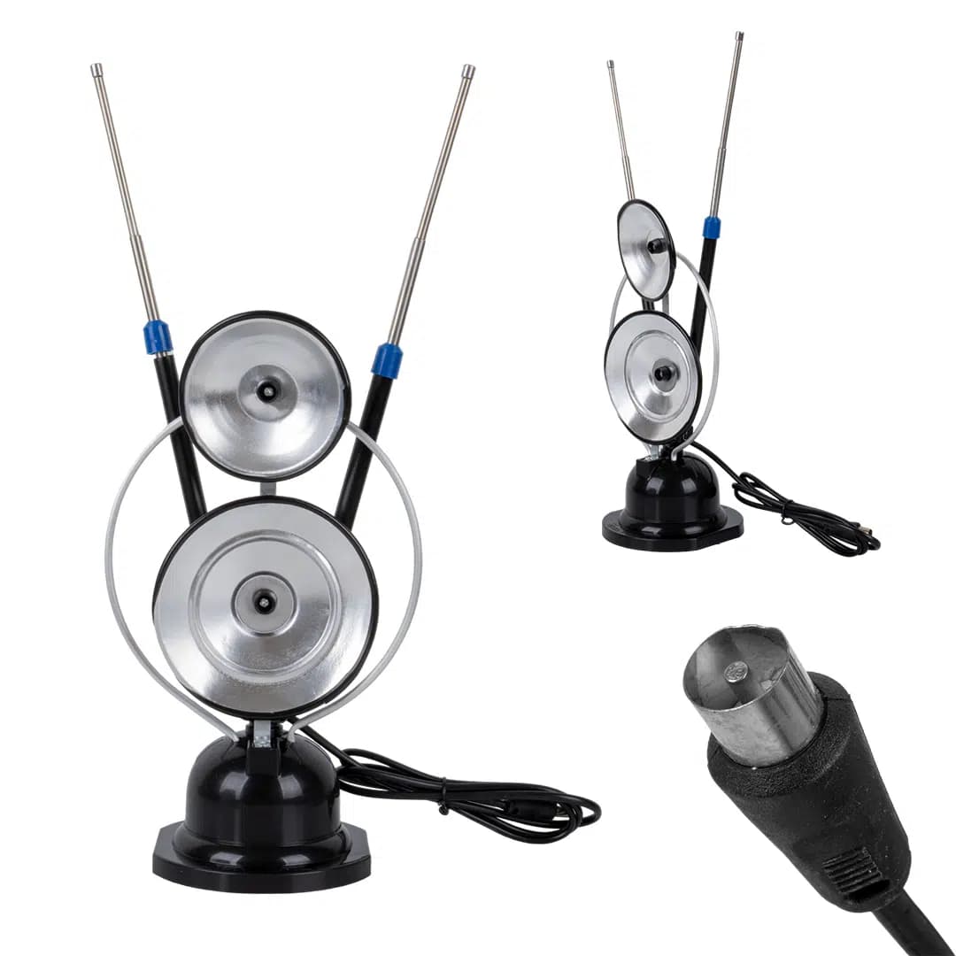 PowerMaster PM-25023 TV Üstü Eski Tip Karasal Yayın Anten - Seyyar Elektronik