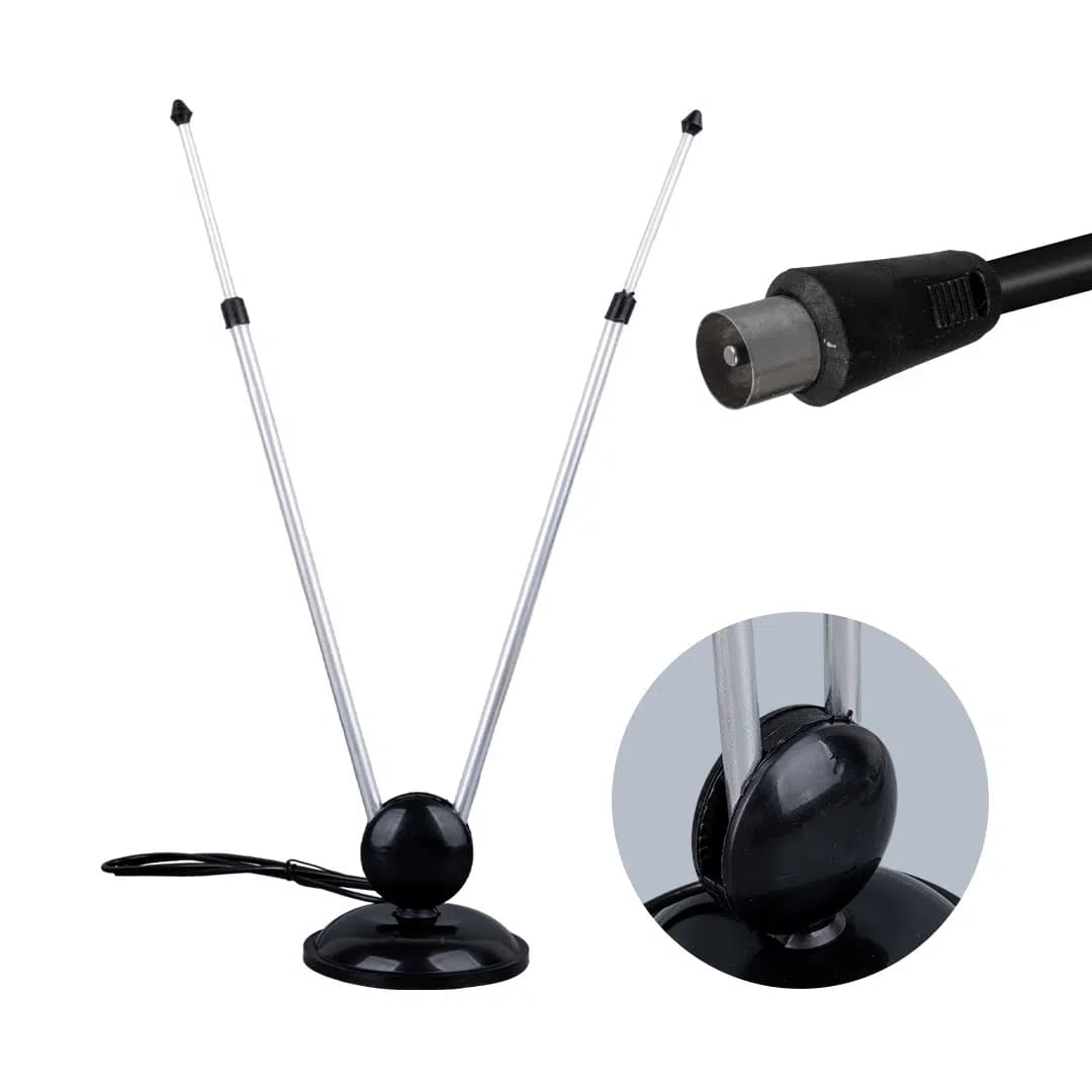 PowerMaster PM-25024 TV Üstü Eski Tip Karasal Yayın Anten - Seyyar Elektronik