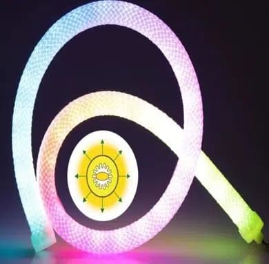 PowerMaster PM-26417 Animasyonlu Bluetooth Neon RGB Kumaş Örgülü Hortum Led 5 Metre 201 Modlu - Seyyar Elektronik