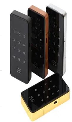 PowerMaster PM-26728 RFID Ve Tuş Panelli Dijital Elektronik Kapı Dolap Kilidi (2'li Paket) - Seyyar Elektronik