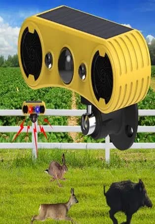 PowerMaster PM-26950 DC 5V Solar Sesli Hayvan Kovucu Alarm Cihazı - Seyyar Elektronik