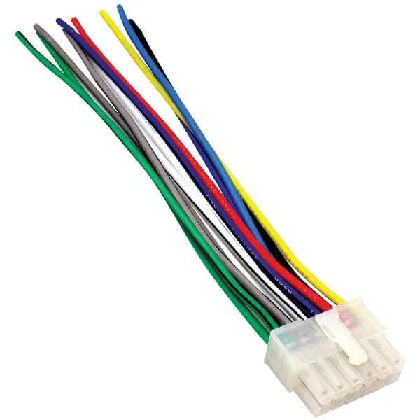 PowerMaster PM-30044 12 Pin 10Cm Kablolu Kenwood Piranha Oto Teyp Soket 27x20x13mm - Seyyar Elektronik