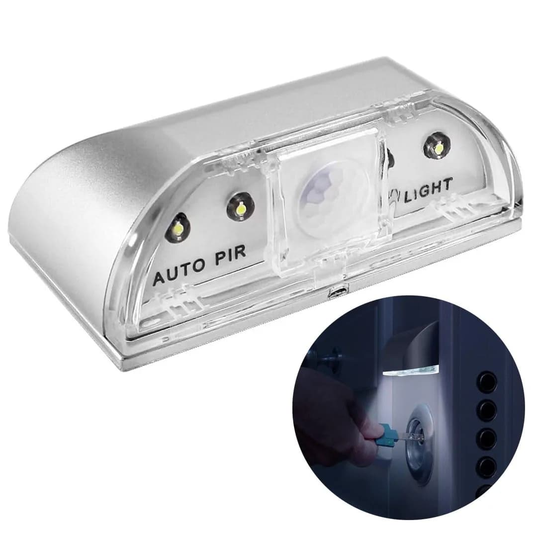 Powermaster PM-37708 Hareket Sensörlü 4 LED'li Pratik Aydınlatma - Seyyar Elektronik