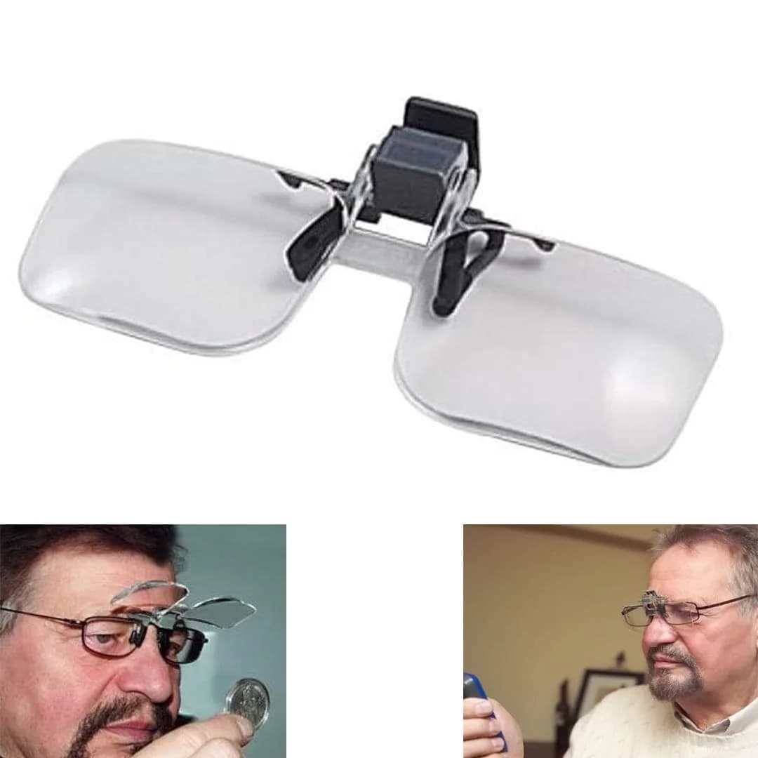 Powermaster PM-37782 Gözlük Üzeri Takılabilir Klipsli 2x Gözlük Tip Büyüteç - Seyyar Elektronik