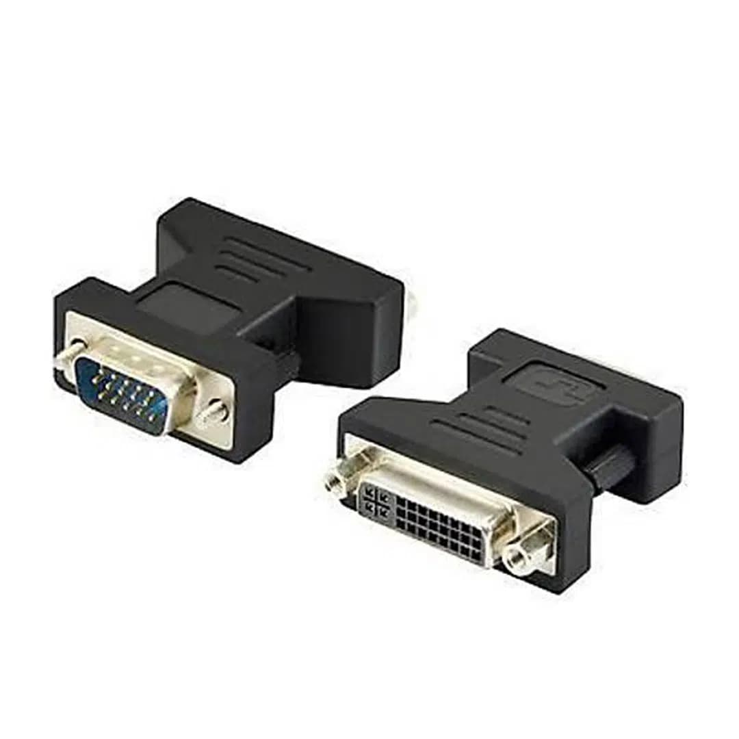 PowerMaster PM-5260 VGA - DVI Dişi 24+5 Pin 15 Pin Erkek Dönüştürücü Çevirici Aparat (VGA TO DVI) - Seyyar Elektronik
