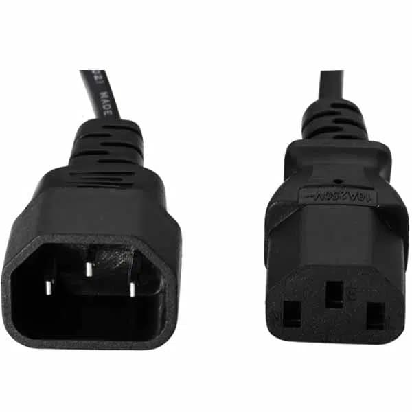 PowerMaster PM-567 C14 C13 Power Güç Kablosu Ara Uzatma 3x0.75mm 1.8 Metre UPS PDU Kablosu (10A 250V) - Seyyar Elektronik