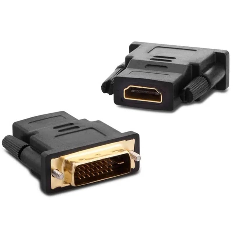 Powermaster 24+1 Pin DVI Erkek - HDMI Dişi Çevirici Jack - Seyyar Elektronik