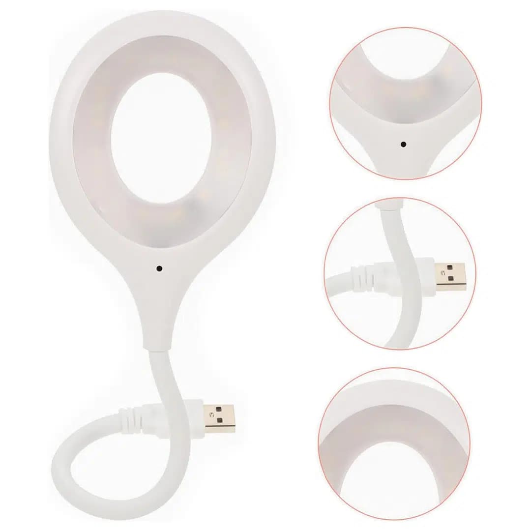 PowerMaster Portatif Akrobatik 20 SMD Ledli USB Gece Kitap Okuma Çalışma Lambası (Powerbank Uyumlu) - Seyyar Elektronik