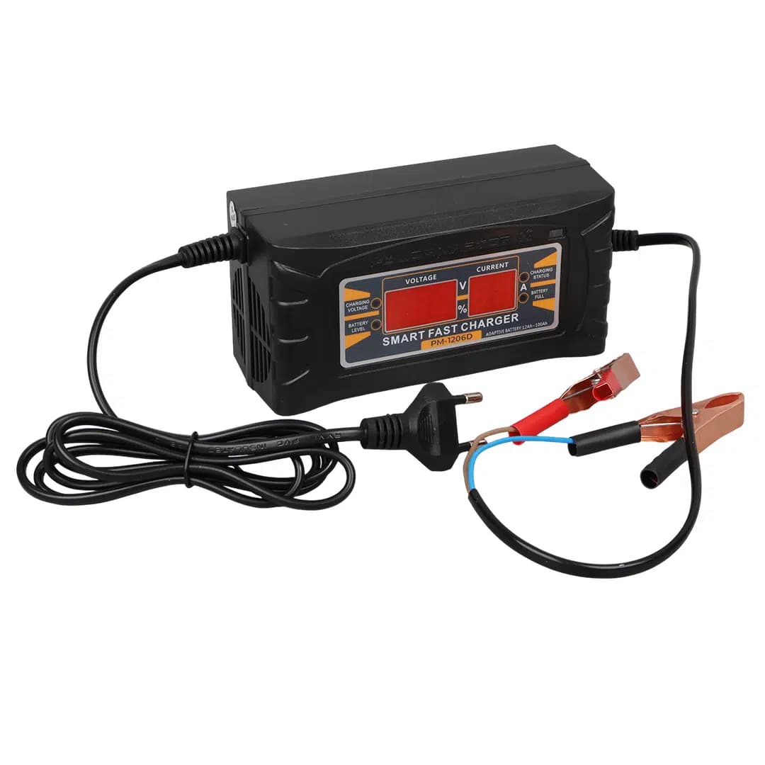 Powermaster SON-1206D 12 Volt 6 Amper Dijital Göstergeli Akıllı Akü Şarj Cihazı - Seyyar Elektronik