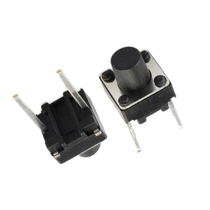 PowerMaster Tact Switch Şaseli 6x6x3.5 Mm 2 Bacak IC-200A C9 Buton - Seyyar Elektronik
