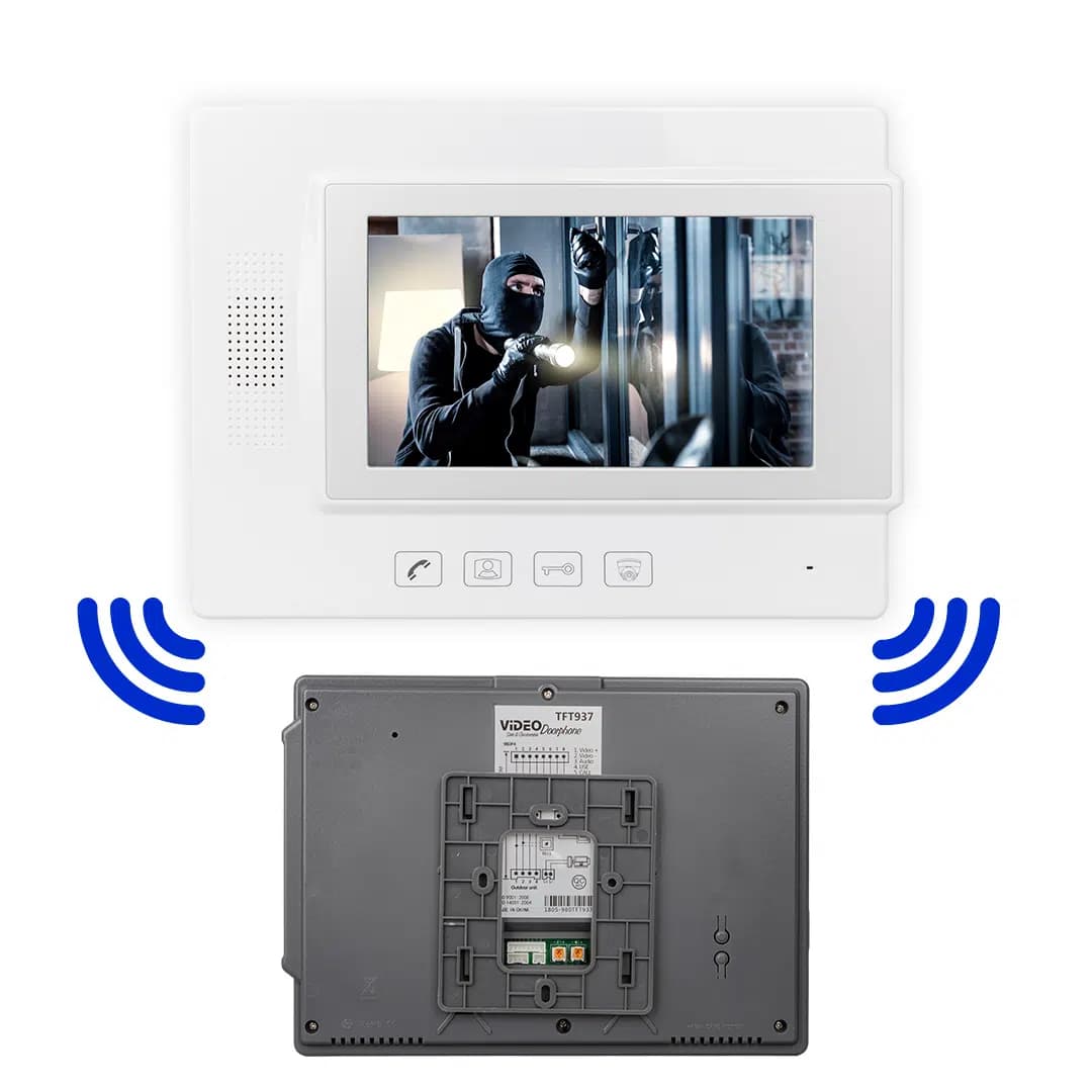 PowerMaster TFT937 Görüntülü Bina İnterkomu Diyafon Alıcı Sistemi - Seyyar Elektronik