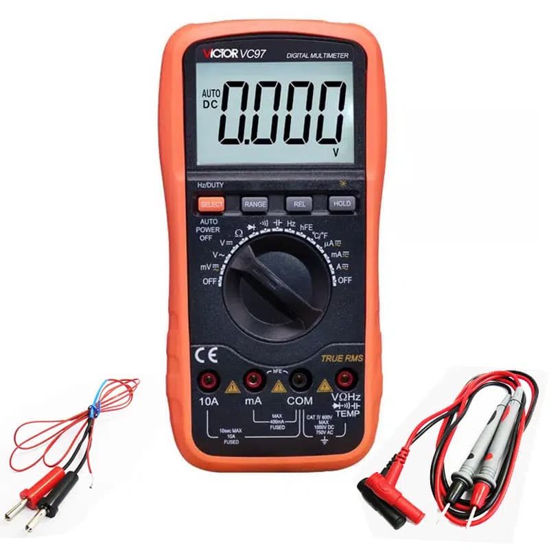 PowerMaster VC-97 True RMS Profesyonel Dijital Multimetre Ölçü Aleti - Seyyar Elektronik