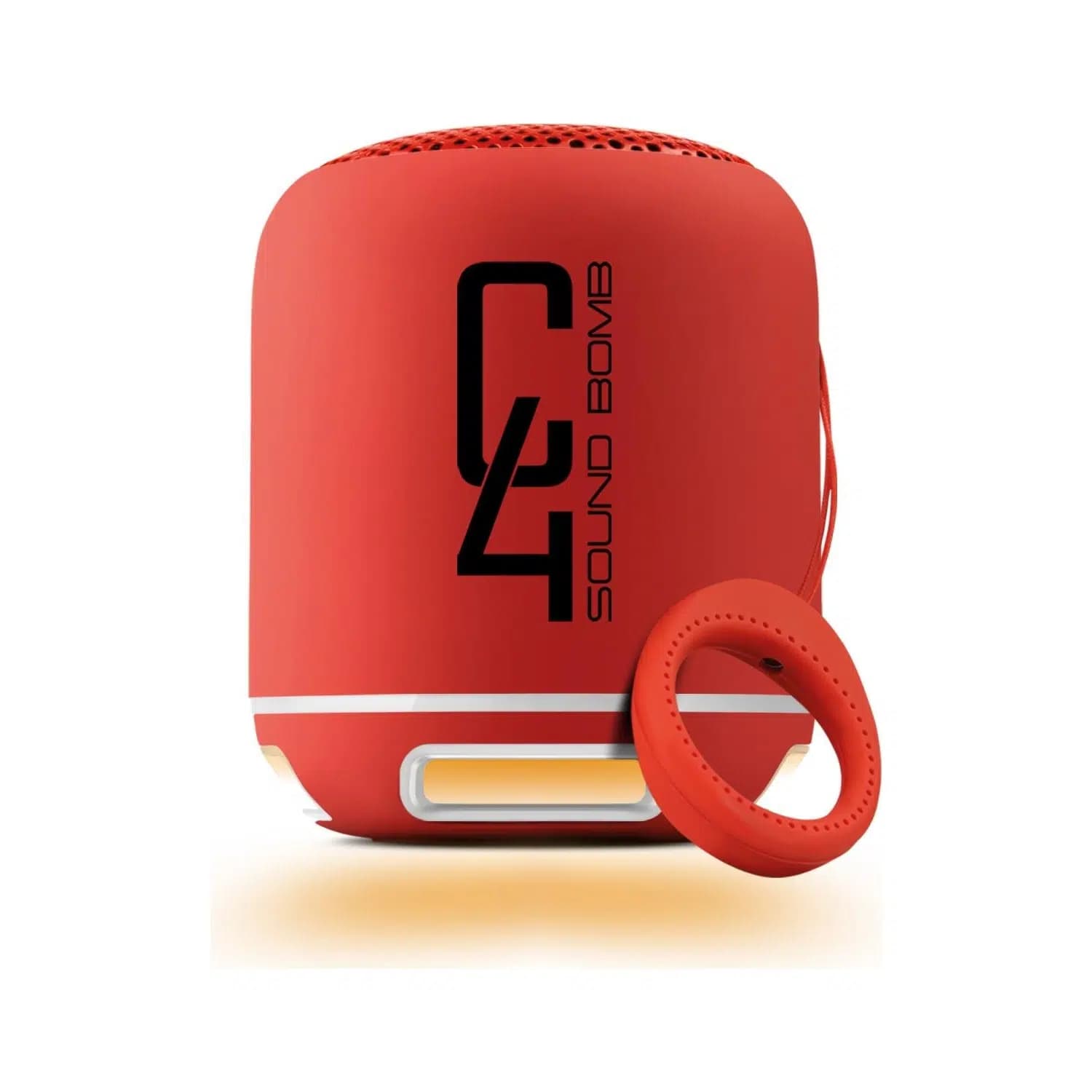 Powerway C4 Taşınabilir Sese Duyarlı Led Işıklı Bluetooth Hoparlör Ses Bombası - Seyyar Elektronik