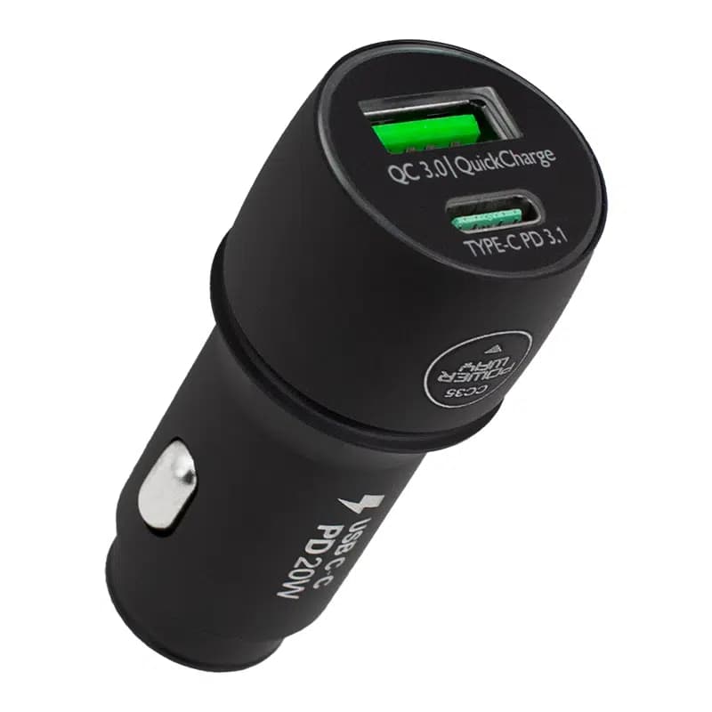 Powerway CC35 Yeni Nesil USB-C (iPhone To Type-C) Araç Şarj Seti (PD18W) - Seyyar Elektronik