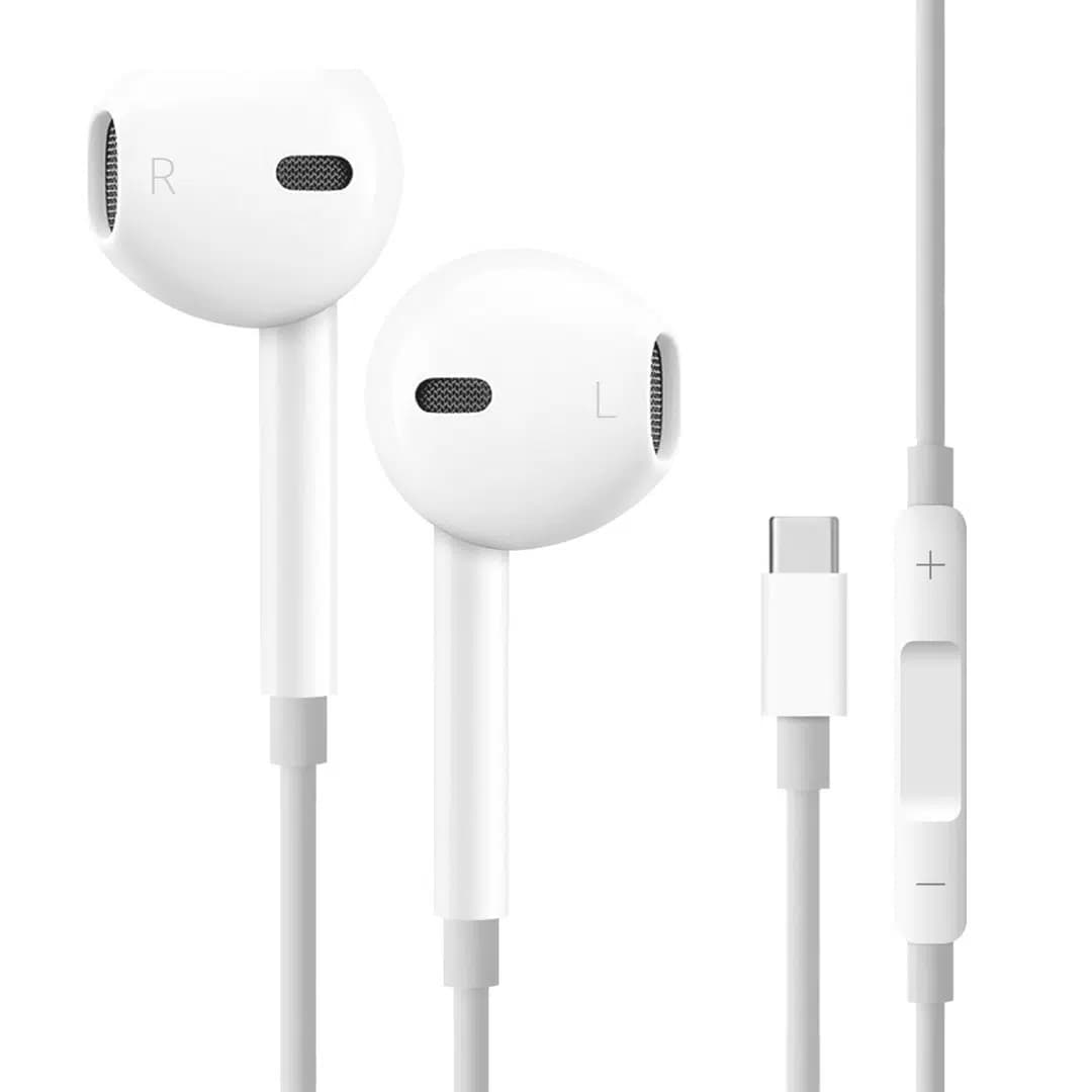 Powerway Earone Mikrofonlu Kablolu Kulaklık TYPE-C Çıkışlı Tüm Cihazlarla Uyumlu Stereo - Seyyar Elektronik