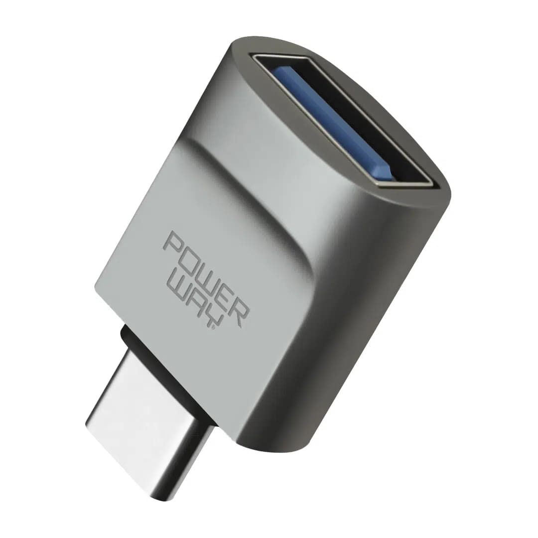 Powerway Type-C TO USB-A 3.0 Dişi OTG Çevirici Adaptör - Seyyar Elektronik