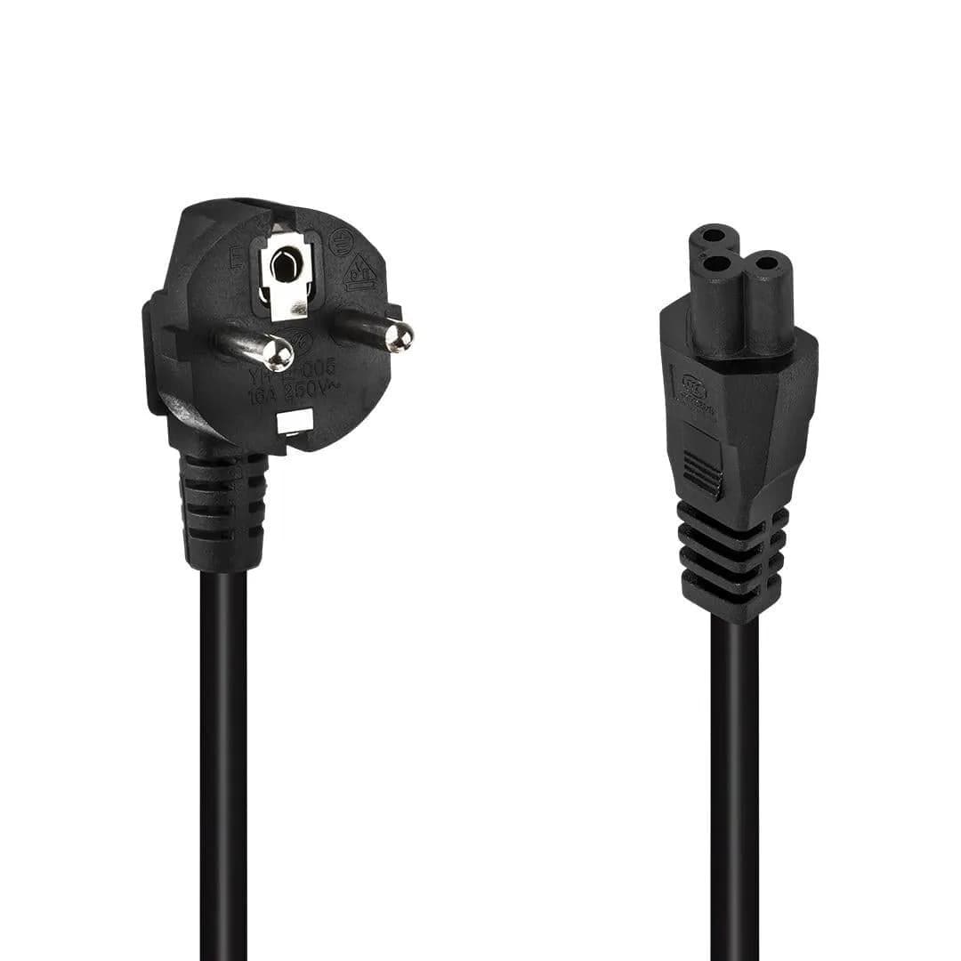 Rose RC-901 3x0.75 Mm Siyah 1.5 Metre Notebook Power Yonca Kablo - Seyyar Elektronik