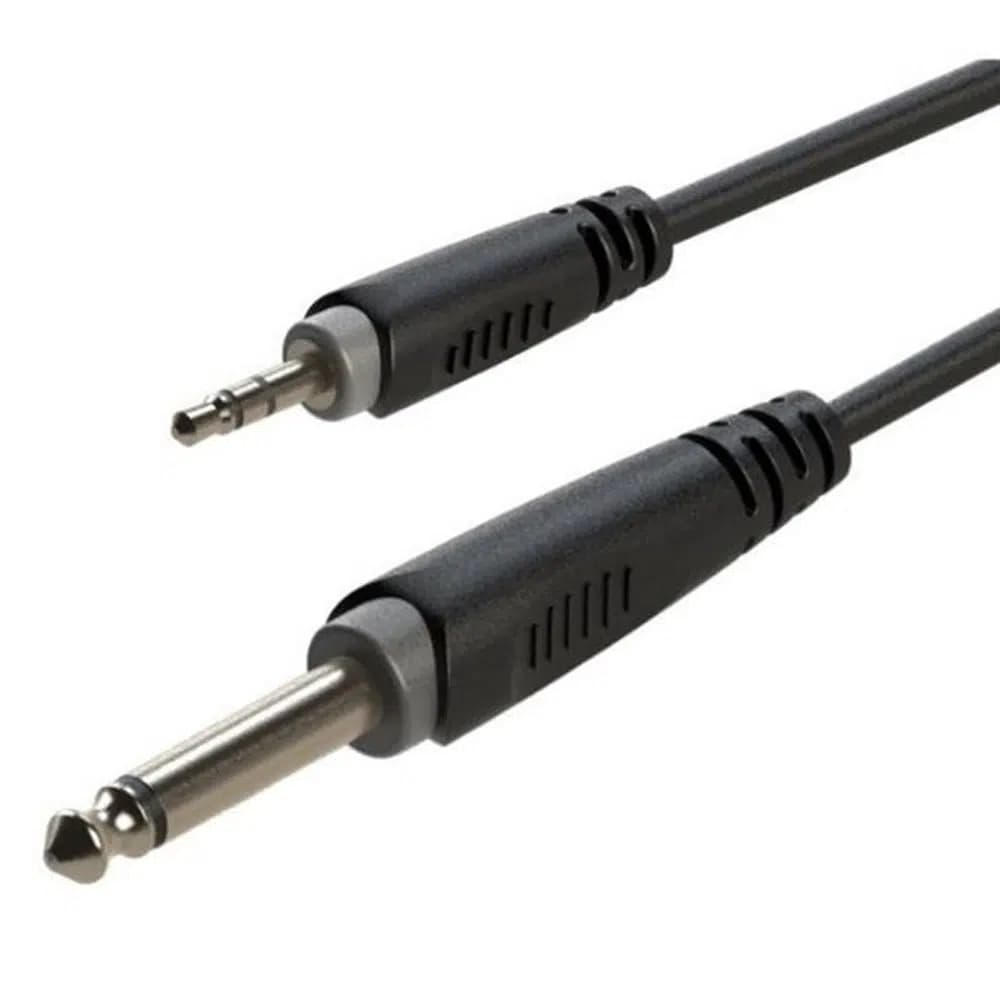 Roxtone RX K13501 3.5 Mm Stereo Erkek / Mono Gitar Erkek 1 Metre Ara Kablo - Seyyar Elektronik