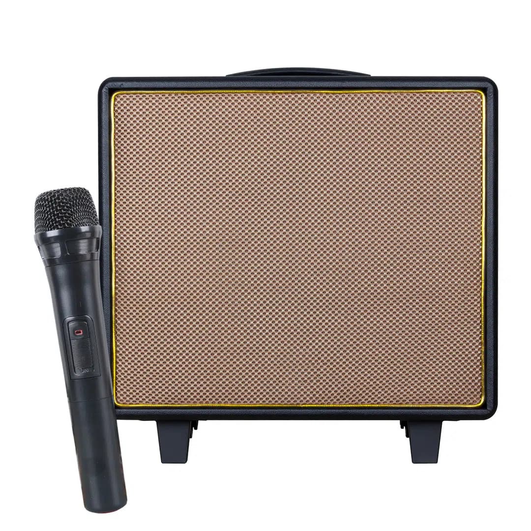 Shile GT-10 El Mikrofonlu USB/SD/BT Taşınabilir Hoparlör - Seyyar Elektronik