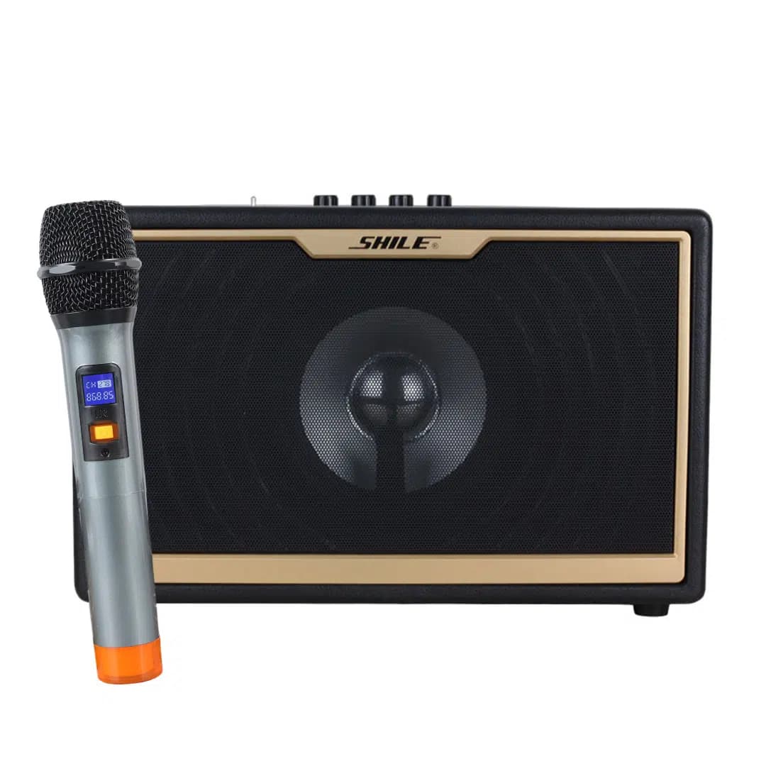 Shile SD-1 El Mikrofonlu Kumandalı USB/SD/BT Portatif Hoparlör - Seyyar Elektronik