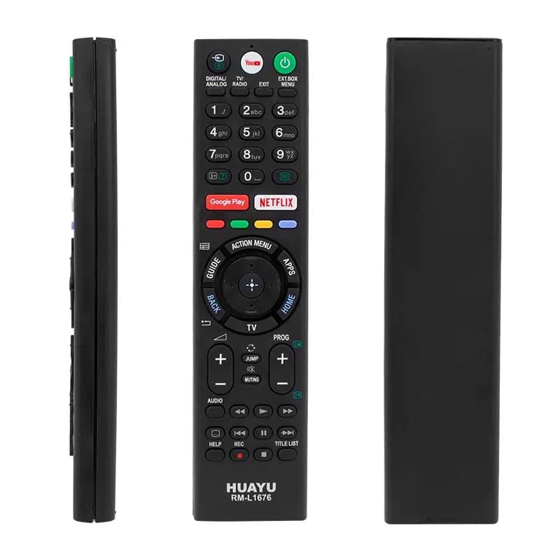 Sony RM-L1676 Google Play - Netflix - Youtube Tuşlu Universal Lcd-Led Tv Kumanda - Seyyar Elektronik