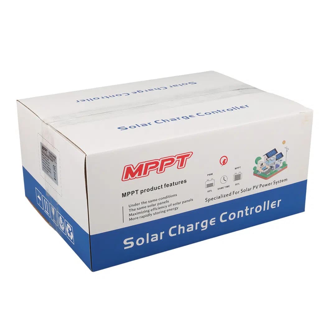 Sunsolar MPK50 MPPT Solar Şarj Kontrol Cihazı 50A (12V/24V/36V/48V Otomatik) 150V Maksimum PV LCD Ekranlı RS485 Portlu - Seyyar Elektronik