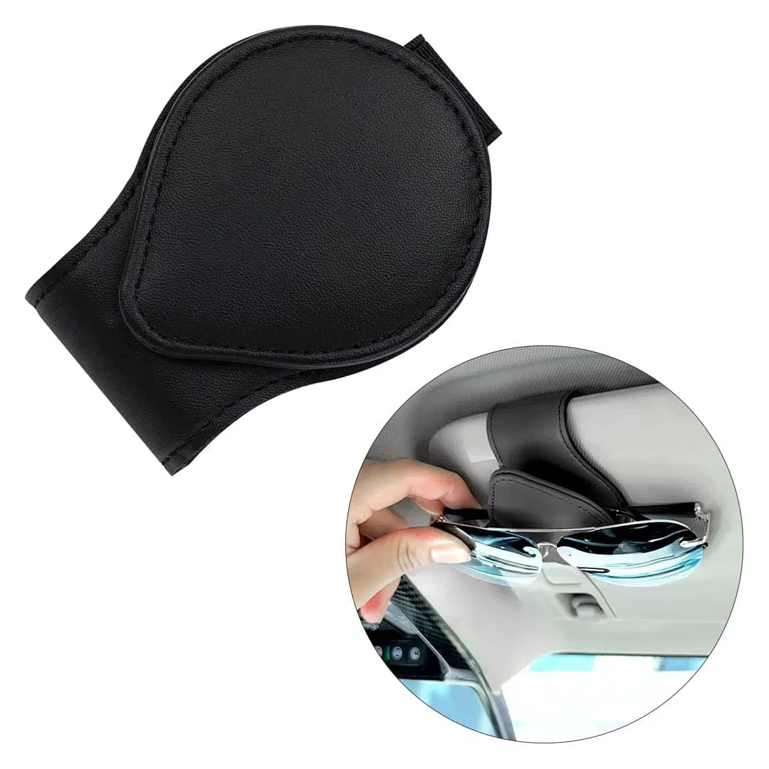 Sunup Araba Araç Gözlük Ruhsat Tutucu Mıknatıslı Askı Mandal Klips (Güneşliğe Takılır) - Seyyar Elektronik