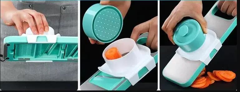 Sunup SN-20947 Paslanmaz Çelik Rende Sebze Dilimleyici Doğrayıcı - Seyyar Elektronik