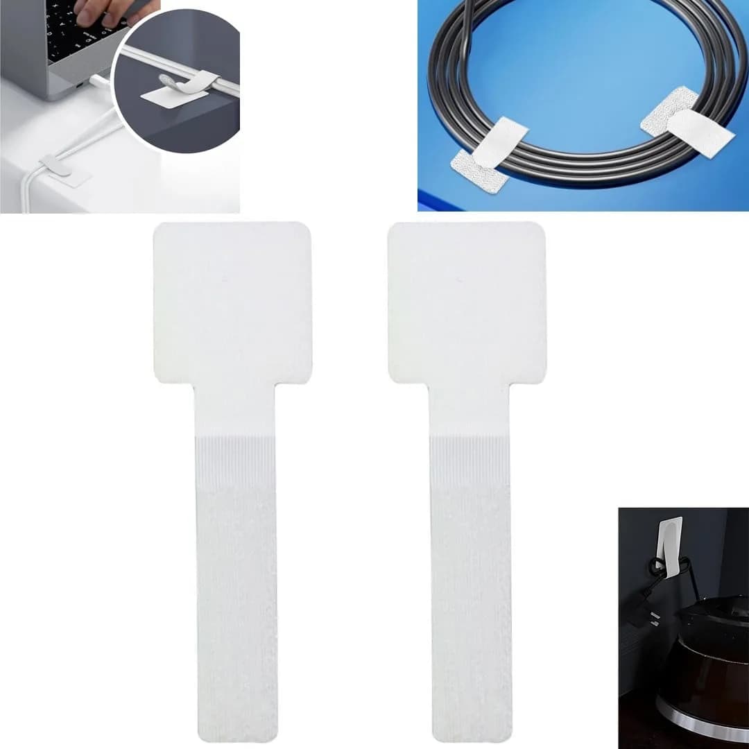 Sunup SN-29137 Beyaz Yapışkanlı 10'lu Kablo Düzenleyici - Seyyar Elektronik