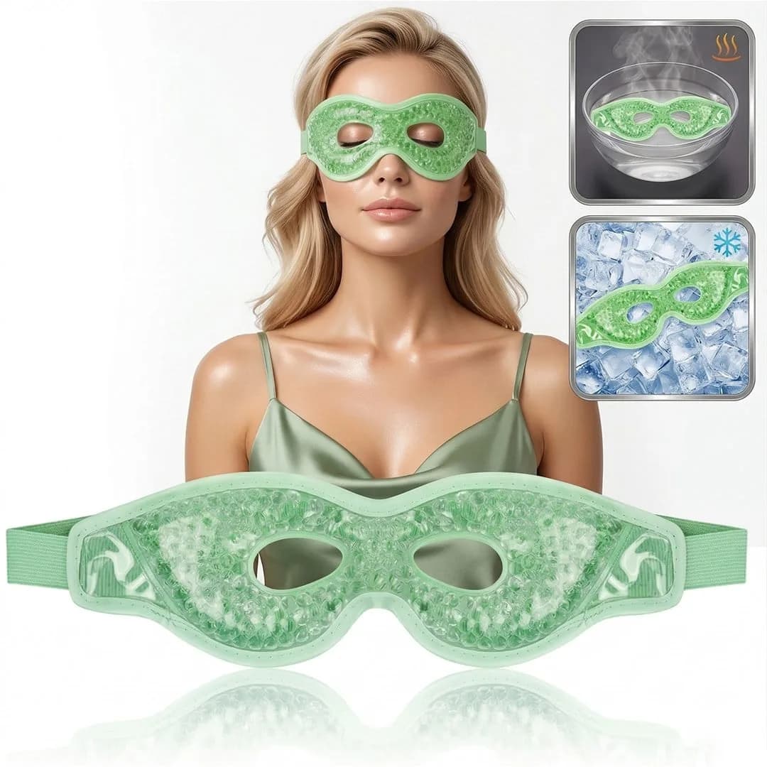 Sunup SN-29668 Jel Boncuklu Göz Maskesi Soğuk & Sıcak Kullanım Rahatlatıcı Terapi Maskesi - Seyyar Elektronik