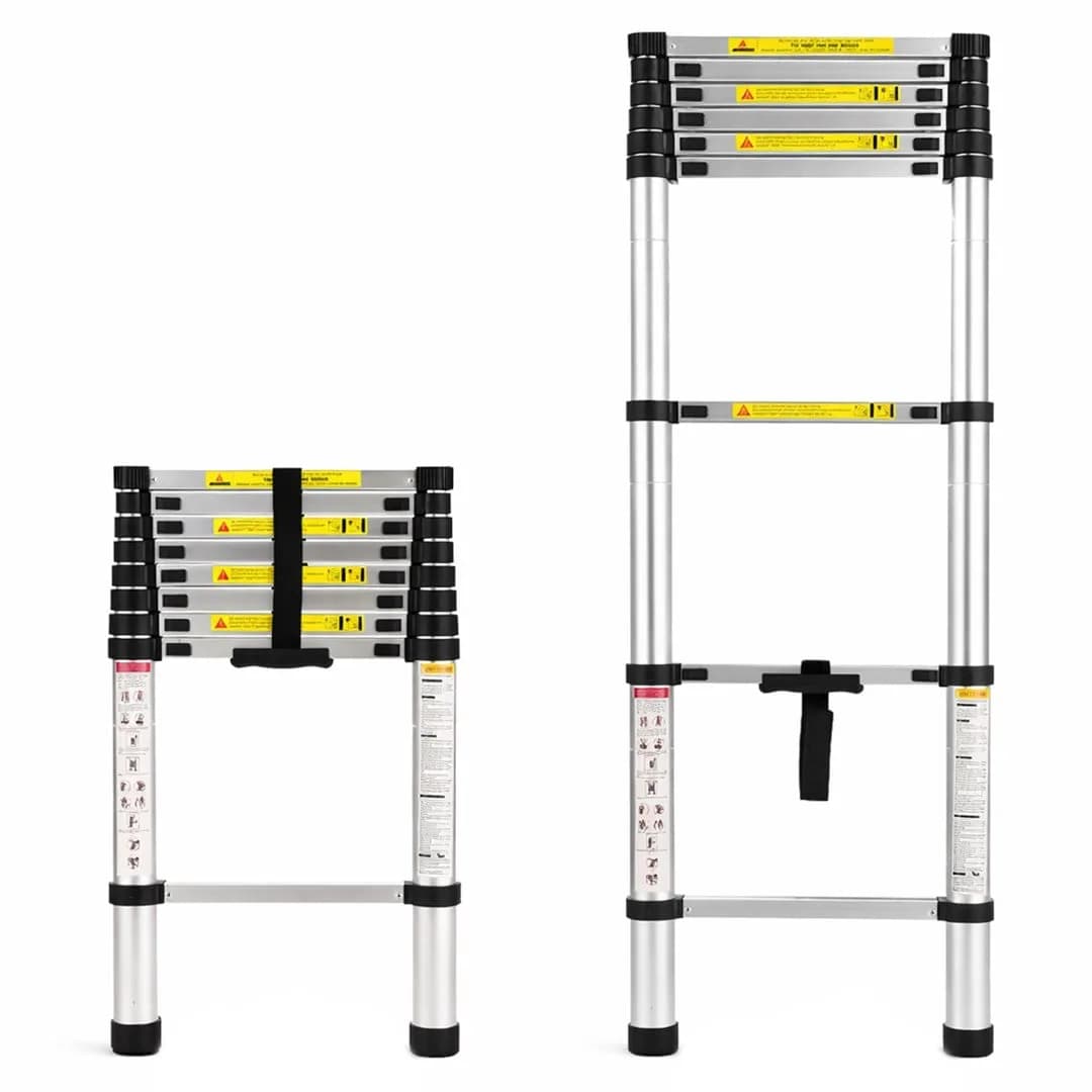 Sunup SN-29689 6.2 Metre Geri Çekilebilir Merdiven Karavan & Tekne Katlanır Alüminyum - Seyyar Elektronik