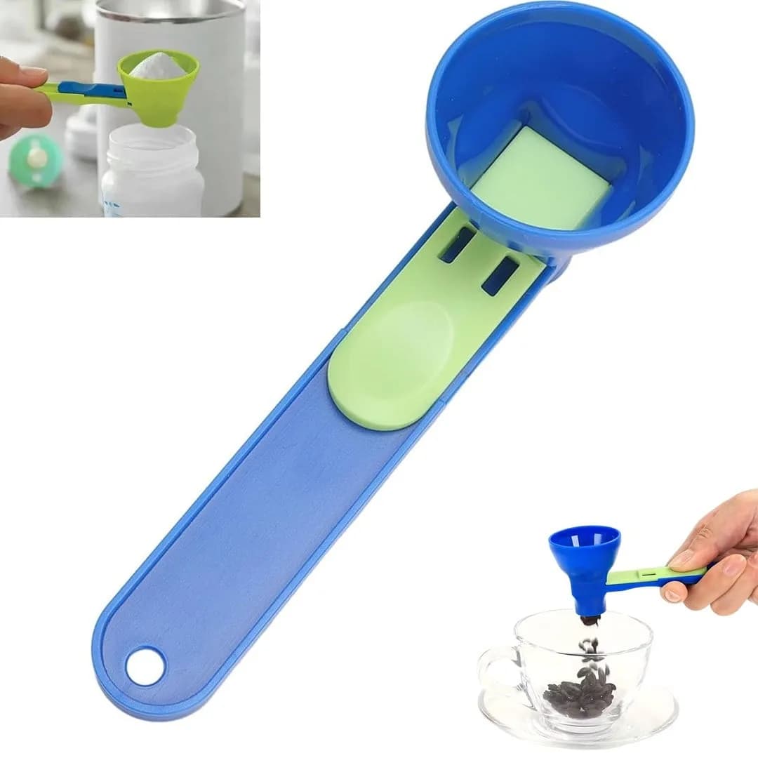 Sunup SN-29959 Kaydırmalı Ayarlı 2in1 Mutfak Ölçü Kaşığı - Seyyar Elektronik