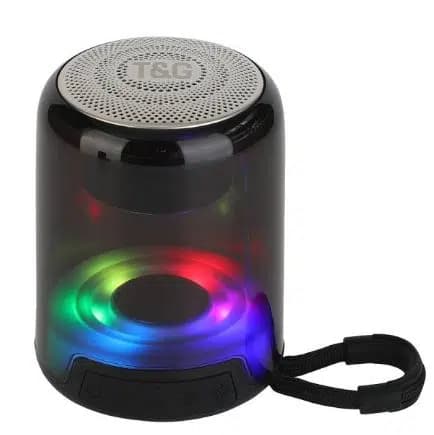 T&G TG314 USB/SD/FM/Bluetooth Destekli Taşınabilir RGB Işıklı Wireless Hoparlör - Seyyar Elektronik