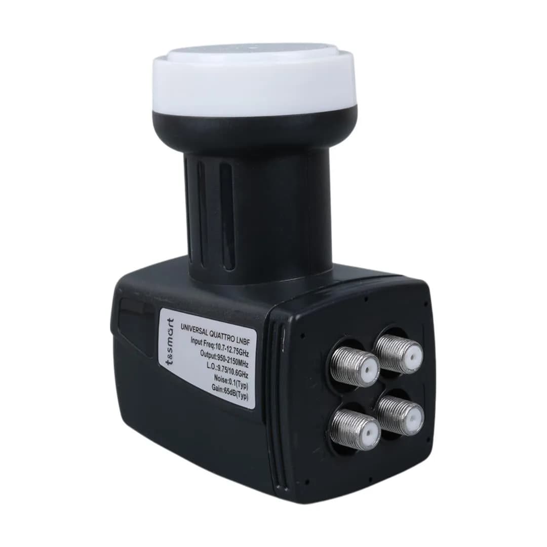 T&Smart 0.1dB Ultra HD 4K Universal Dörtlü Santral Lnb - Seyyar Elektronik