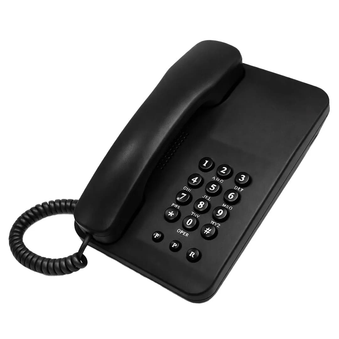 Telpaş KT-1020 Ekransız Kablolu Masaüstü Duvar Sabit Telefonu Ses Seviyesi Kontrollü - Seyyar Elektronik