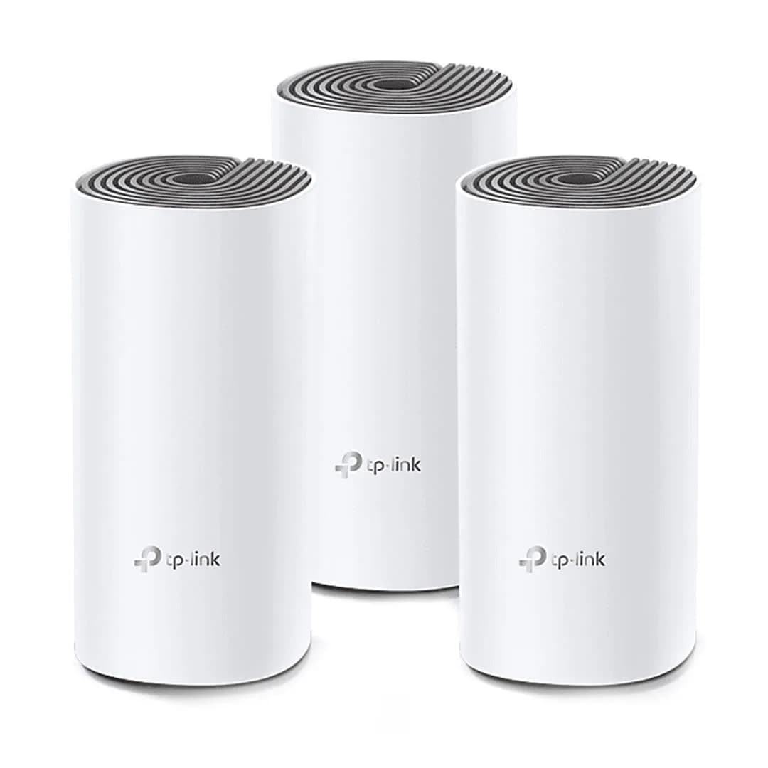 TP-Link AC1200 Deco E4 1200Mbps Mesh WIFI Sistemi (Üçlü) - Seyyar Elektronik