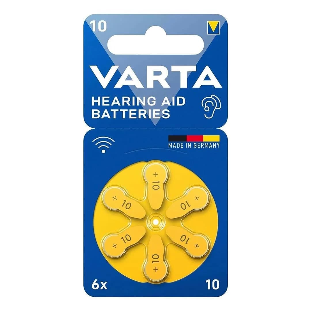 Varta 10 Numara Kulaklık İşitme Cihazı Pili (6'lı Paket) - Seyyar Elektronik