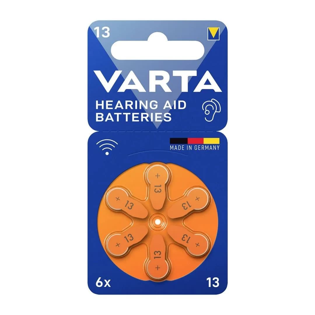 Varta 13 Numara Kulaklık İşitme Cihazı Pili (6'lı Paket) - Seyyar Elektronik
