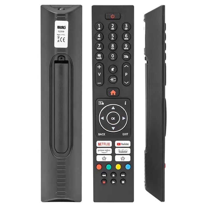 Vestel 43135P - Regal 49R7540U - Hitachi RC0382-4803230516 - Toshiba Netflix-Prime Video-Youtube-Twitch Tuşlu Lcd-Led Tv Kumandası - Seyyar Elektronik