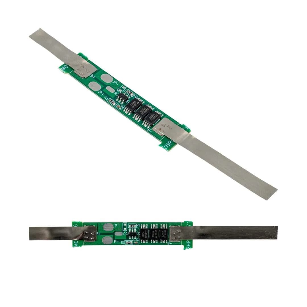 Weko BMS-24009 1S 6A 3.7V BMS Devresi Lityum Batarya Şarj Modülü (35x8.5x2mm) - Seyyar Elektronik