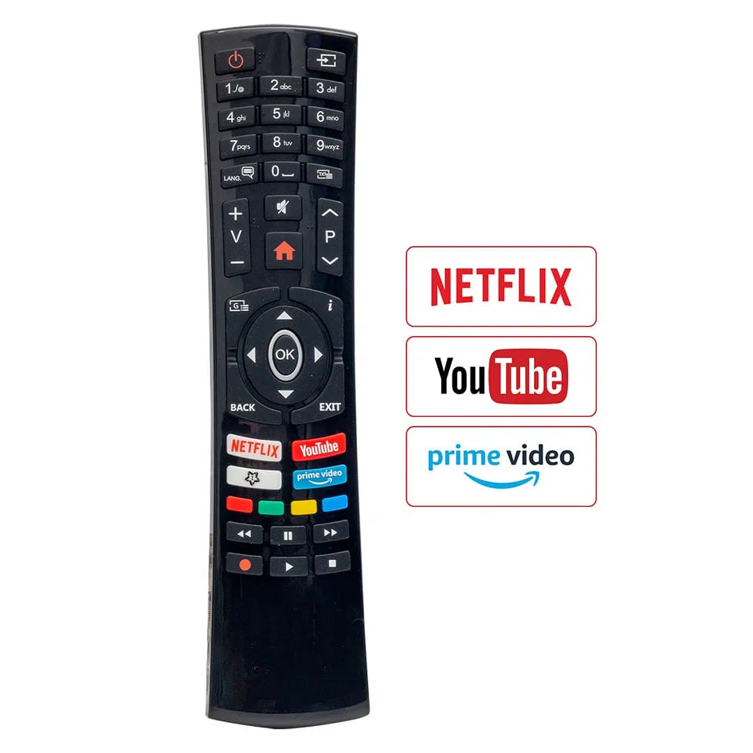 Weko Vestel Hi-Level Netflix-YouTube-Prime Video Tuşlu LCD LED TV Kumanda - Seyyar Elektronik
