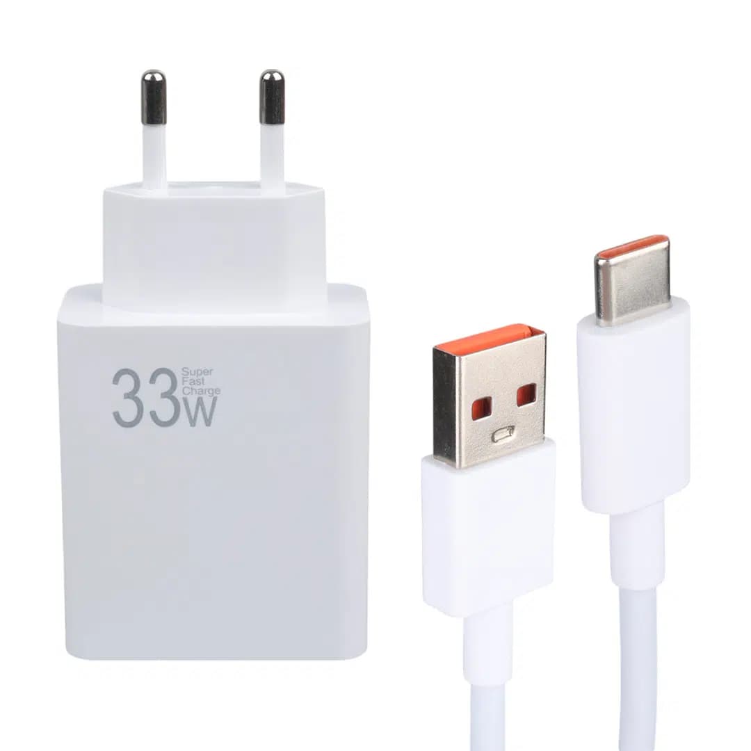Weko WK-27876 M11 Beyaz 33 Watt Turbo Usb Şarj Başlık Adaptörü + Type-C Kablo - Seyyar Elektronik