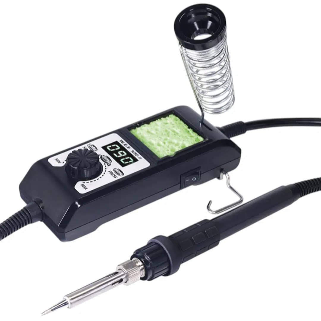 Wep 908D-II LED Isı Ayarlı Ekranlı Dijital Havya İstasyonu - Seyyar Elektronik