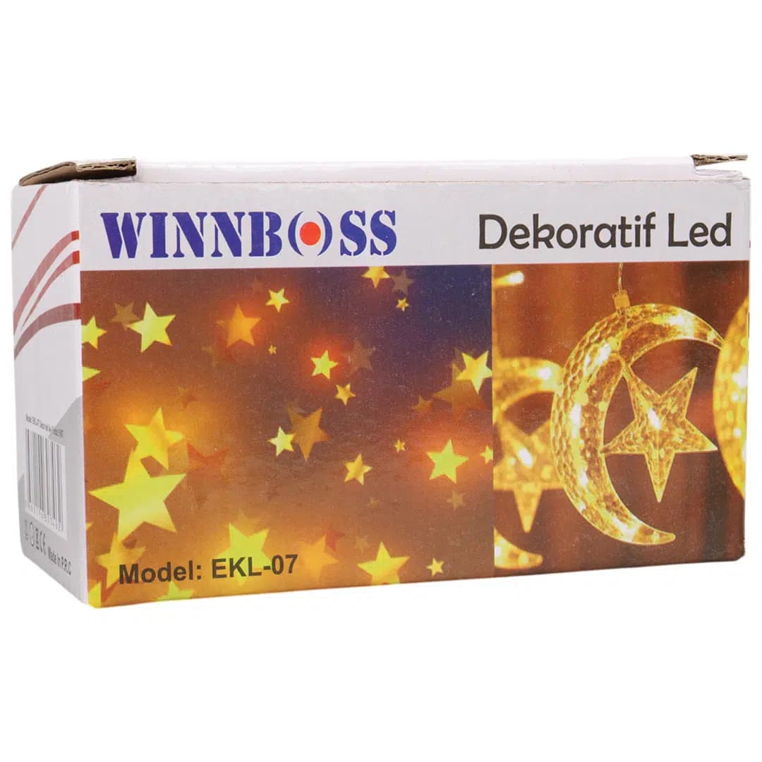 Winnboss WN-1181 5 Metre 20 Ledli Ay Yıldızlı Günışığı Sabit Led Dekoratif Aydınlatma 5 Watt - Seyyar Elektronik